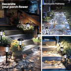 8-Pack Solar Landscape Lights for Yard