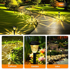 8-Pack Solar Landscape Lights for Garden