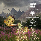 2-Pack Solar Watering Can Fairy Lights, LED