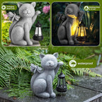 Cat Solar Lawn Figurine Light, Waterproof