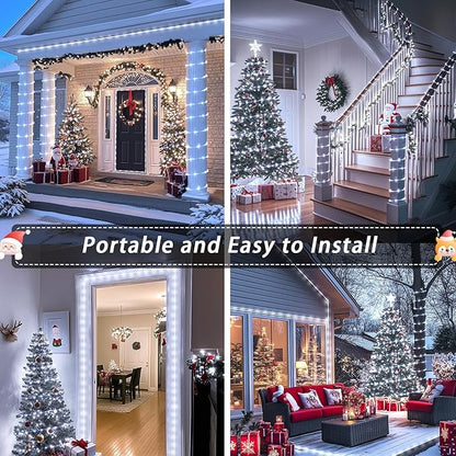 Remote Control Rope Lights, 33ft Color-Changing LED