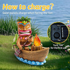 Solar Garden Statue Light, Yard Decor