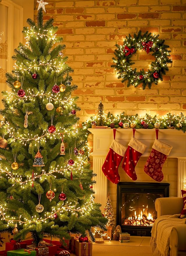 Christmas Fairy Lights, 10ft 120 LED Battery Twinkle Lights