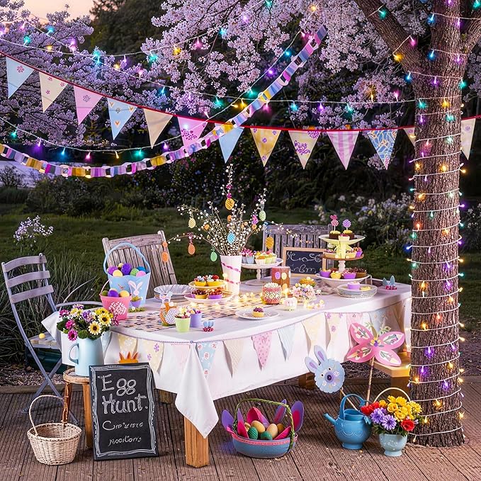 Outdoor String Lights, 33ft Waterproof LED