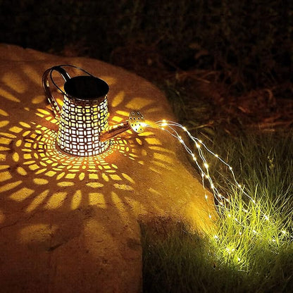 B-Best Solar Lights Outdoor Garden Decorations,Watering Can Landscape Light Large Hanging Lantern ,Outside Waterproof Patio Decor Perfect Gardening Gift