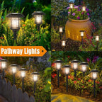 6-Pack Solar Landscape Lights for Yard