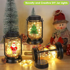 4-Pack Garden Solar Lanterns, Waterproof LED Backyard Lights