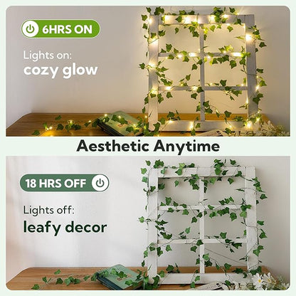 Warm White Porch String Lights, 23ft Weatherproof LED