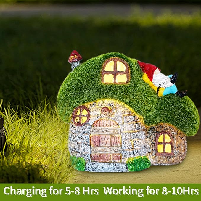 Solar Gnome Statue Light, Yard Decor
