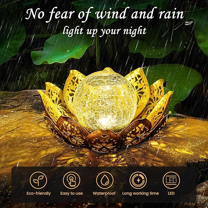 Solar Yard Path Lights, Waterproof