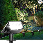 Solar Landscape Spotlights 10-Pack, LED