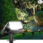 4-Pack Solar Spotlights, 63 LED Wall Lights