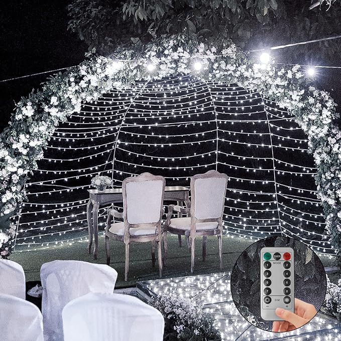 Christmas Fairy Lights, 33ft 100 LED Battery Twinkle Lights