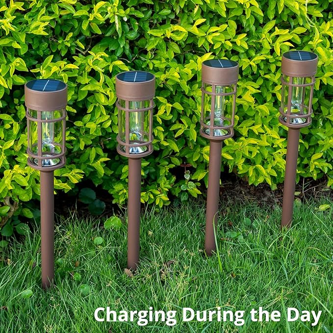 Solar Pathway Lights 8-Pack, Garden LED