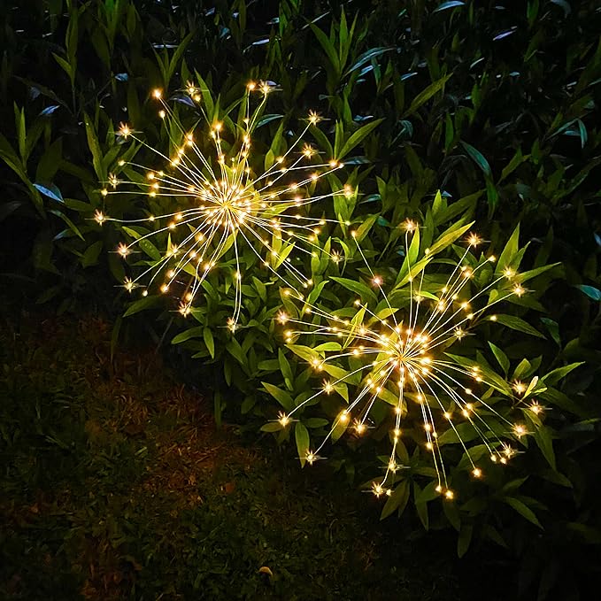 2-Pack Solar Landscape Lights for Garden