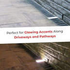 Warm White Solar Path Lights, Outdoor Yard LED