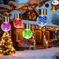 Solar Flower Lanterns 8-Pack, Patio Hanging LED Decor