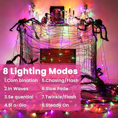 Christmas Yard String Lights, 72ft 200 LED Waterproof