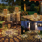 Solar Butterfly Lanterns 2-Pack, Backyard Hanging LED Decor