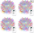4-Pack Christmas String Lights, 66ft 200 LED Waterproof Twinkle Lights