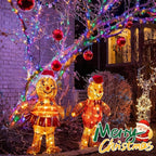 4-Pack Christmas String Lights, 5ft 50 LED Waterproof Twinkle Lights