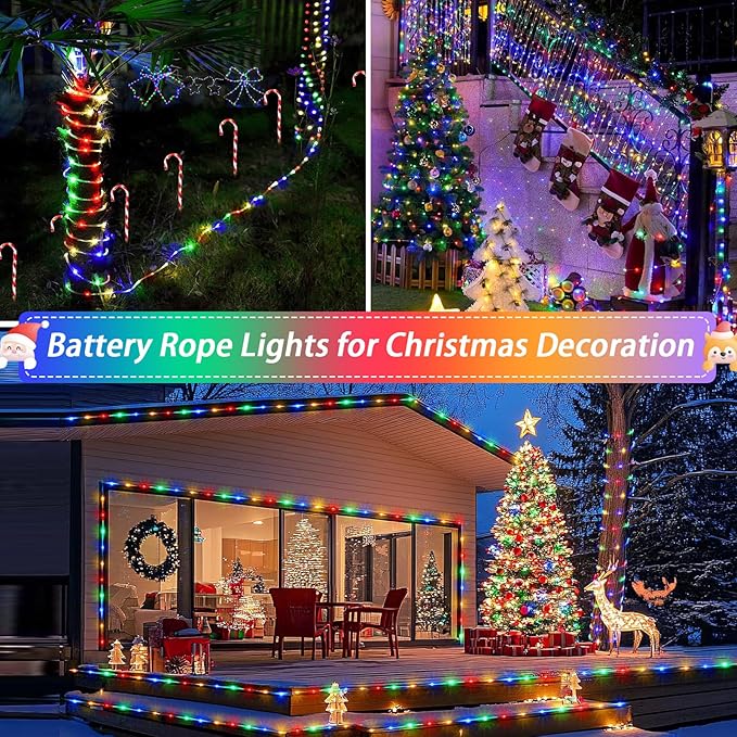 Remote Control Rope Lights, Color-Changing LED