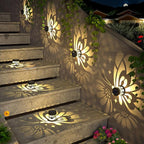 4-Pack Solar Deck Step Lights, Waterproof