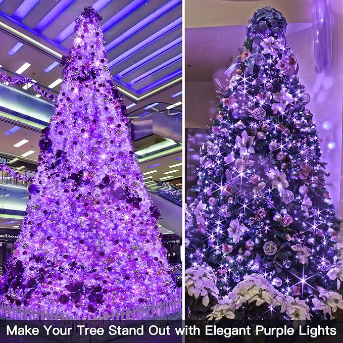 200 LED Christmas Twinkle Lights, 66ft Waterproof for Patio
