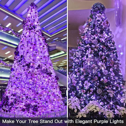 200 LED Christmas Twinkle Lights, 66ft Waterproof for Patio