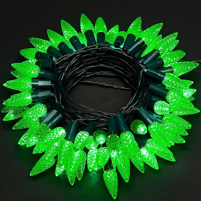 20ft Christmas LED String Lights, Waterproof Timer Lights