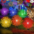 6-Pack Multicolor Solar Path Lights, Outdoor Yard LED