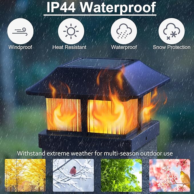 Outdoor Pole Lantern, Weatherproof Post Light