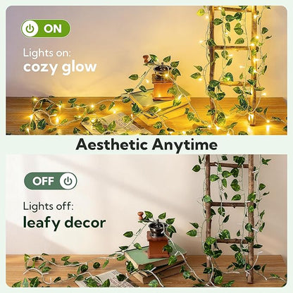 Outdoor String Lights, 23ft Warm White Waterproof LED