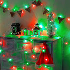100 LED Christmas Twinkle Lights, 33ft Waterproof for Patio