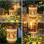 Hummingbird Solar Hanging Lanterns, Decorative Yard Decor