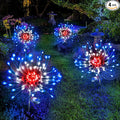 Firework Solar Lawn Figurine Light, Waterproof