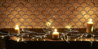 6ft Christmas LED String Lights, Waterproof Timer Lights