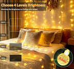 30 LED Christmas Twinkle Lights, 15ft Waterproof for Yard