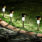 16-Pack Cold White Solar Path Lights, Outdoor Yard LED