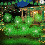 6-Pack Solar Pathway Lights, Waterproof LED Walkway Lights
