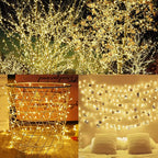 5ft Christmas LED String Lights, Waterproof Timer Lights