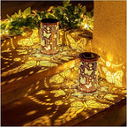 Butterfly Solar Lantern Set, Classic Yard Lighting