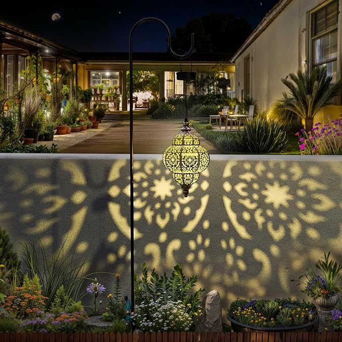 2-Pack Bronze Solar Path Lights, Outdoor Garden LED