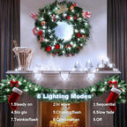 Christmas Fairy Lights 4-Pack, 5ft 50 LED Battery Twinkle Lights