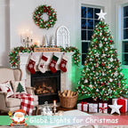 Christmas LED String Lights, Waterproof Timer Lights