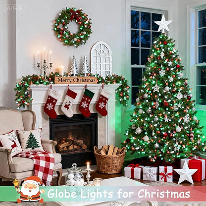 Christmas LED String Lights, Waterproof Timer Lights