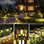 Solar Garden Path Lights 12-Pack, Waterproof