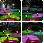 8-Pack Solar Path Lights, Outdoor Garden LED