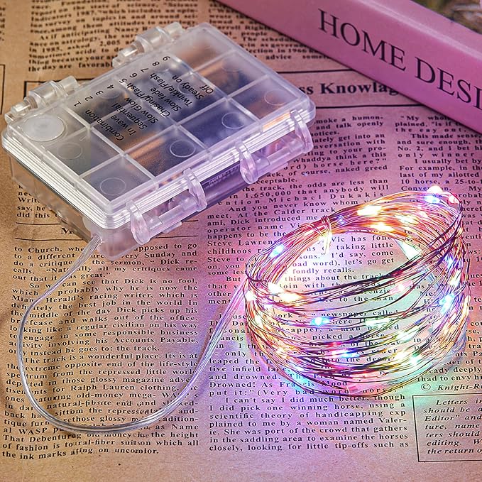 2-Pack Christmas Twinkle Lights, 4ft Waterproof for Yard