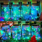 Multicolor String Lights for Yard, Waterproof LED